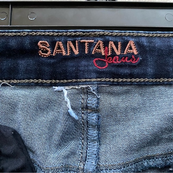 Dark Wash Mid-Rise Stretch Bootcut Jeans 36 Inch Waist - Picture 4 of 5